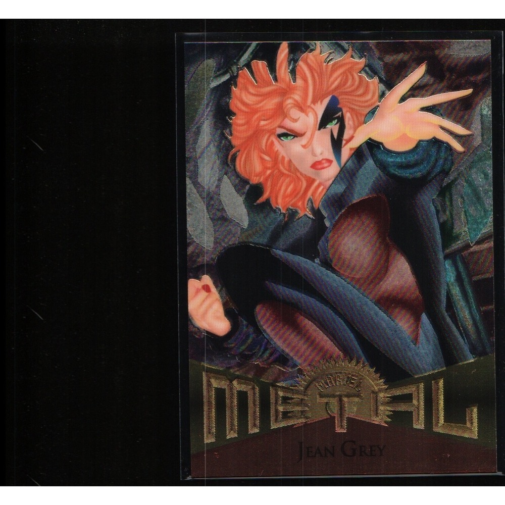 1995 Fleer Marvel Metal Jean Grey #6 X-Men Card Age of Apocalypse